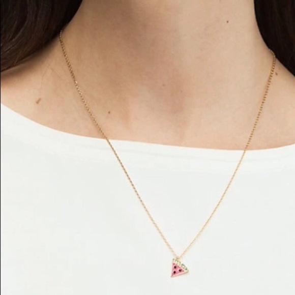 kate spade picnic perfect watermelon necklace - Picture 3 of 7